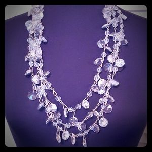Beaded Silver Beclace
